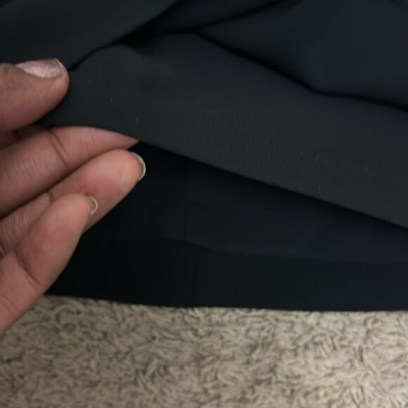 Jones NY V-neck Sleeveless Sheath Dress Black size14 Party LBD Minimalist Career - Picture 6 of 7